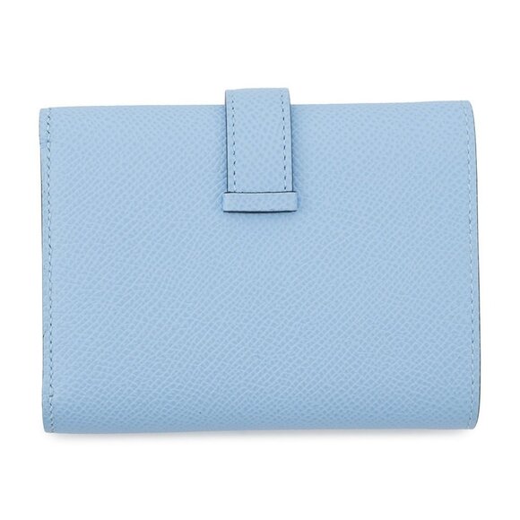 HERMES Bearn Combination Verso Epsom Celeste/Vert Jade - Picture 2 of 11